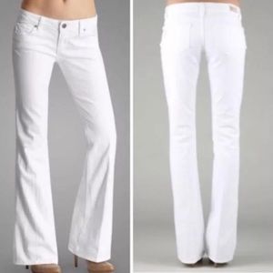 Paige Canyon Flare jeans white NWOT size 30